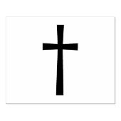 Christelijk kruisje rubberstempel (Afrduk)