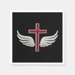 Christelijk kruisje servetten