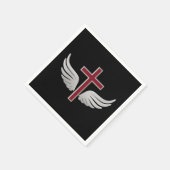 Christelijk kruisje servetten (Hoek)