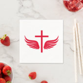Christelijk kruisje servetten (Insitu)