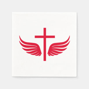 Christelijk kruisje servetten