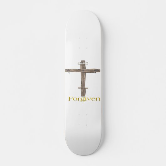 Christelijk kruisje skateboard (Voorkant)