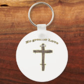Christelijk kruisje sleutelhanger (Voorkant)