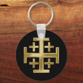 Christelijk kruisje sleutelhanger (Voorkant)