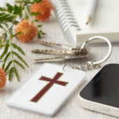 Christelijk kruisje sleutelhanger (Voorkant Rechts)