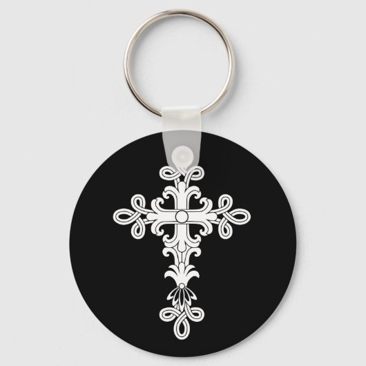 Christelijk kruisje sleutelhanger (Voorkant)