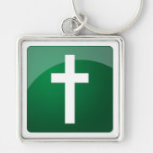 Christelijk kruisje sleutelhanger (Voorkant)