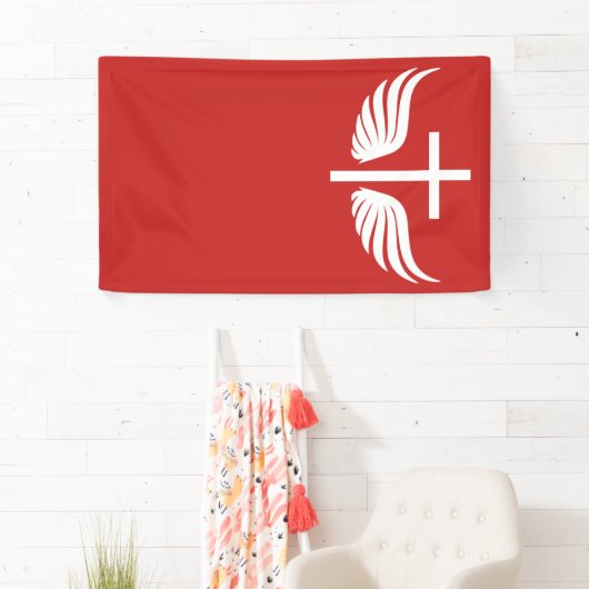 Christelijk kruisje spandoek (Insitu)