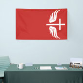 Christelijk kruisje spandoek (Beurs)