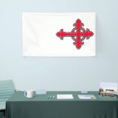 Christelijk kruisje spandoek (Beurs)