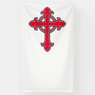 Christelijk kruisje spandoek