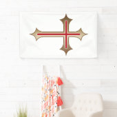 Christelijk kruisje spandoek (Insitu)