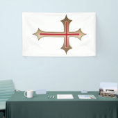 Christelijk kruisje spandoek (Beurs)