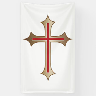 Christelijk kruisje spandoek