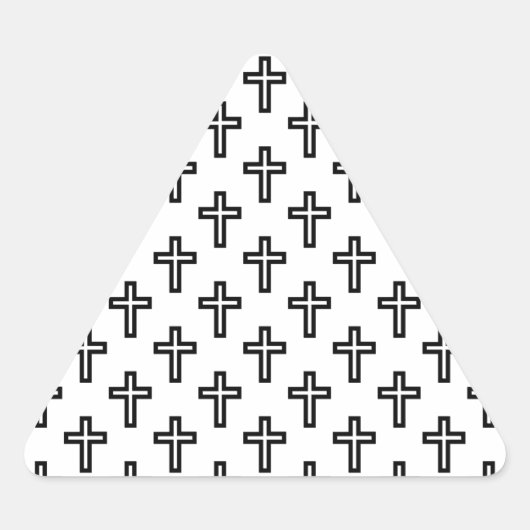 Christelijk kruisje sticker (Voorkant)