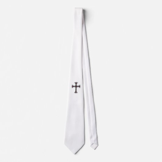 Christelijk kruisje stropdas (Voorkant)