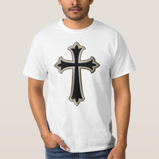 Christelijk kruisje t-shirt (Voorkant)