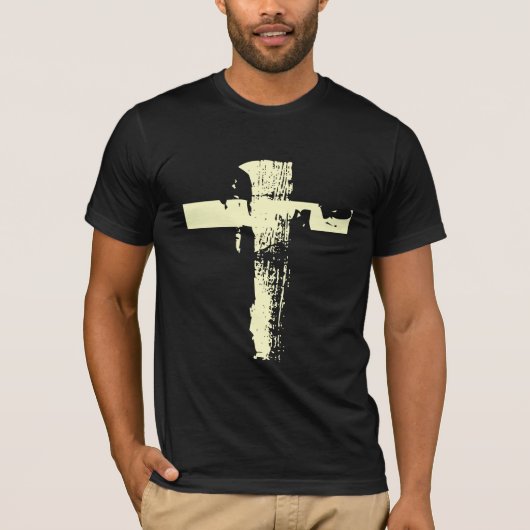 Christelijk kruisje t-shirt (Voorkant)