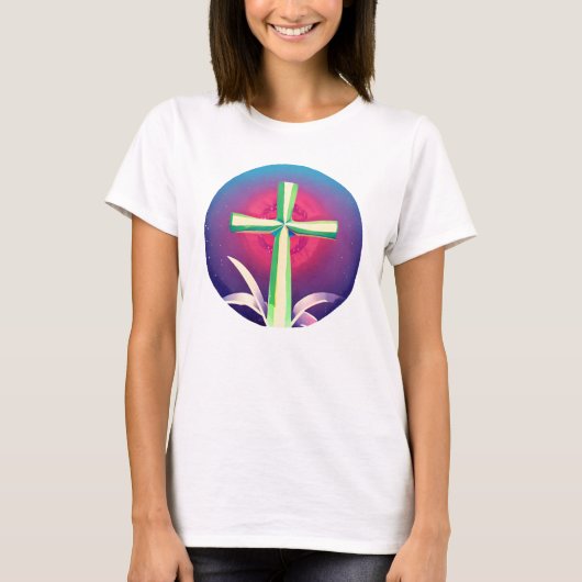 Christelijk kruisje t-shirt (Voorkant)