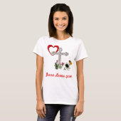 Christelijk kruisje t-shirt (Voorkant volledig)