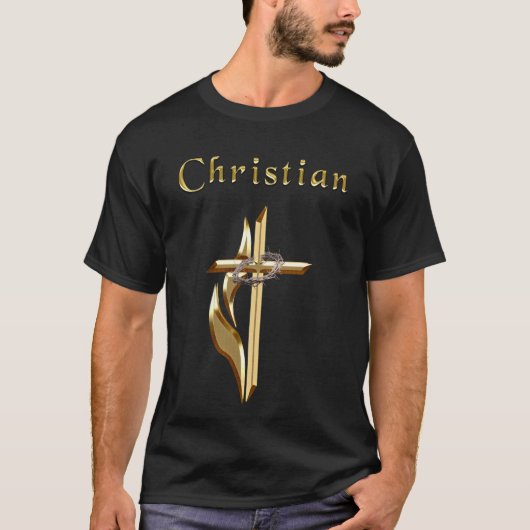 Christelijk kruisje t-shirts (Voorkant)
