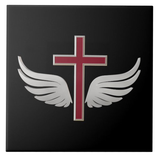 Christelijk kruisje tegeltje (Voorkant)