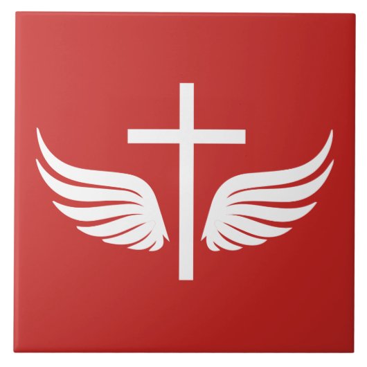 Christelijk kruisje tegeltje (Voorkant)