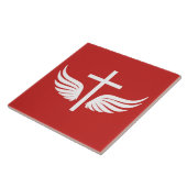 Christelijk kruisje tegeltje (Zijkant)