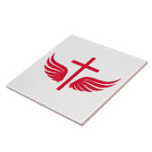 Christelijk kruisje tegeltje (Zijkant)