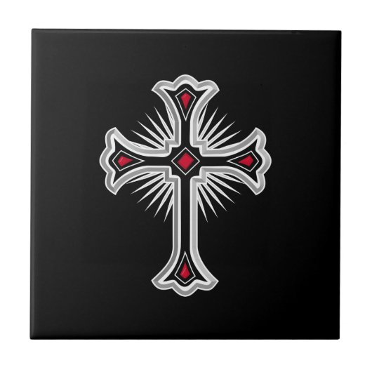 Christelijk kruisje tegeltje (Voorkant)