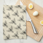 Christelijk kruisje theedoek (Quarter Fold)