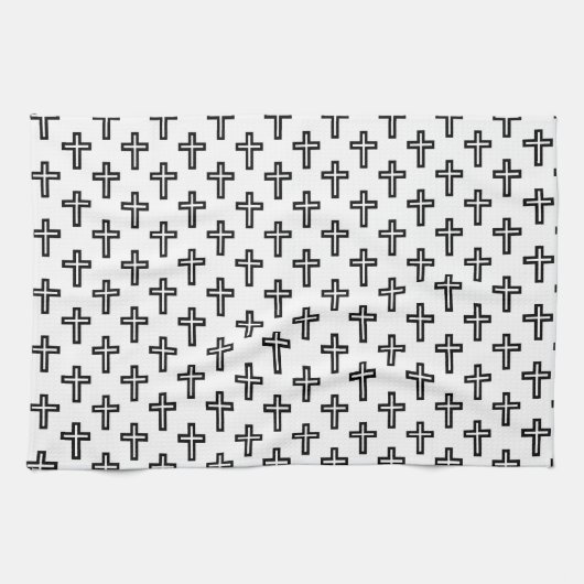 Christelijk kruisje theedoek (Horizontaal)