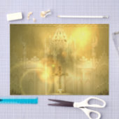 Christelijk kruisje tissuepapier (Craft)