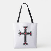Christelijk kruisje tote bag (Achterkant)