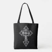 Christelijk kruisje tote bag (Achterkant)