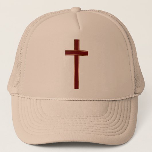 Christelijk kruisje trucker pet (Voorkant)