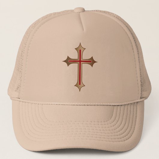 Christelijk kruisje trucker pet (Voorkant)