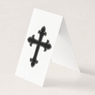 Christelijk kruisje visitekaartje