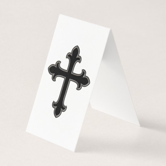 Christelijk kruisje visitekaartje (Voorkant)