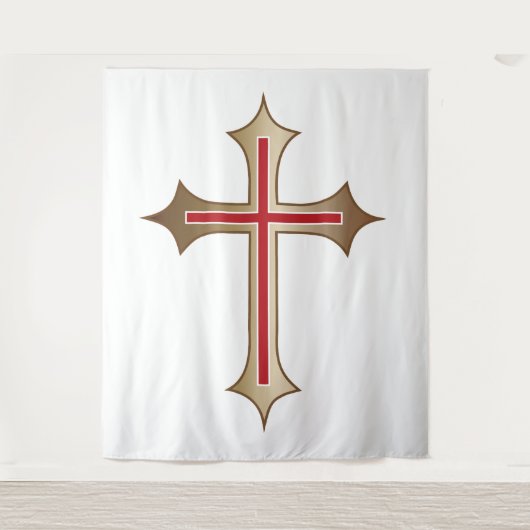 Christelijk kruisje wandkleed (Voorkant)