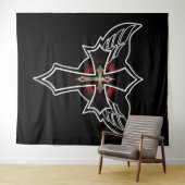 Christelijk kruisje wandkleed (In Situ (horizontaal))