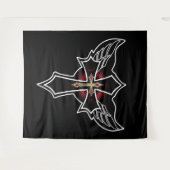 Christelijk kruisje wandkleed (Voorkant (horizontaal))