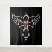 Christelijk kruisje wandkleed (Voorkant)