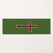 Christelijk kruisje yogamat (Achterkant (horizontaal))