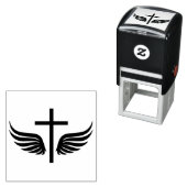 Christelijk kruisje zelfinktende stempel (In situ)