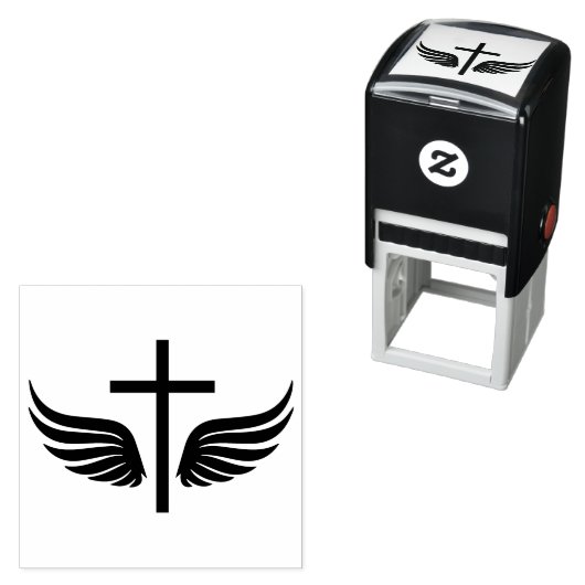 Christelijk kruisje zelfinktende stempel (In situ)