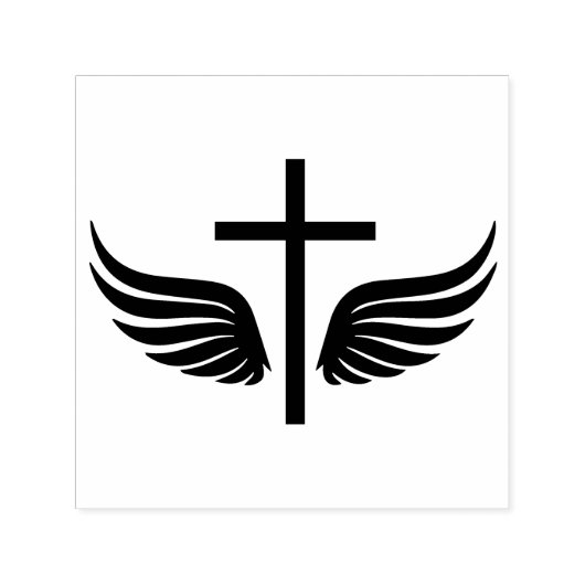 Christelijk kruisje  zelfinktende stempel (Design)
