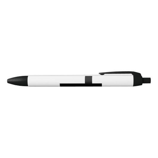 Christelijk kruisje zwarte inkt pen (Bovenkant)