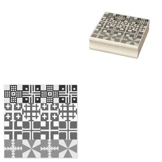 Christelijk kruispatroon 1 rubberstempel (Gestempeld)