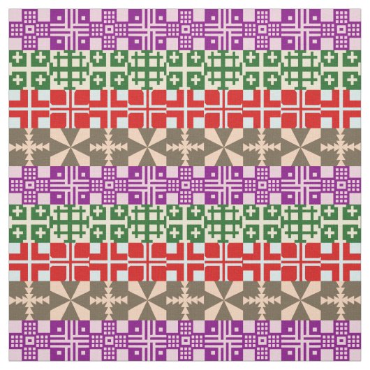 Christelijk kruispatroon 1 stof (Swatch)